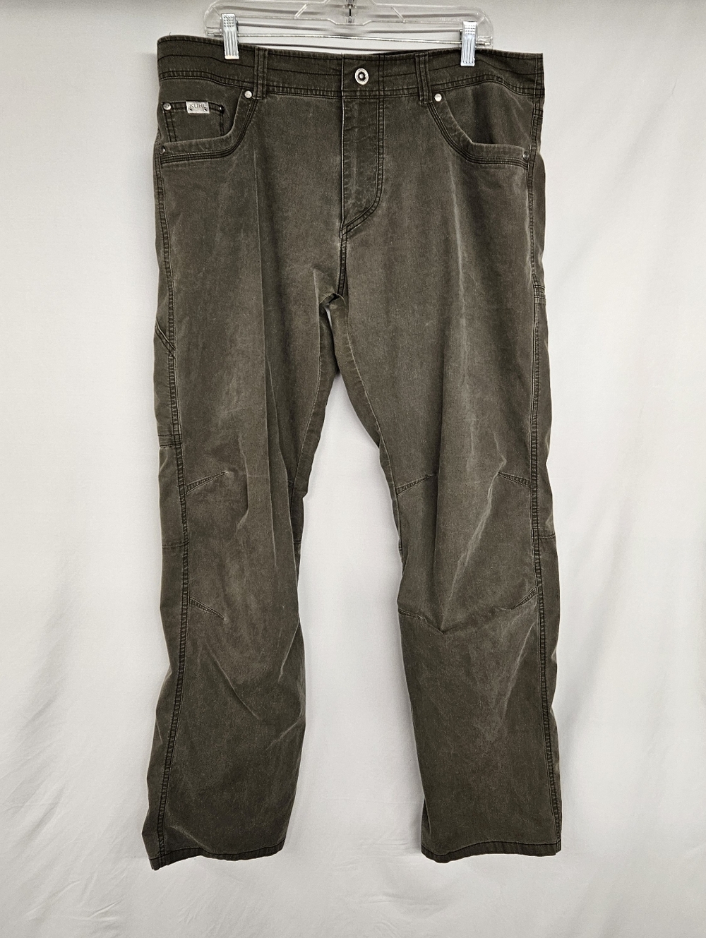 KÜHL Revolvr Men's Pants Size 38 X 34 Khaki Outdoor Hiking Workwear Olive